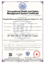 Occupational Health and Safety Management System Certificate